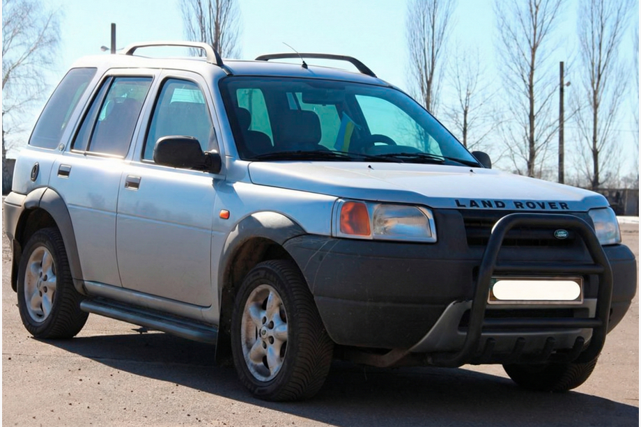 Land Rover Freelander I 1997-2006 рр. Кенгурятник QT007 Black (нерж.) Image