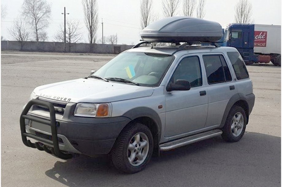 Land Rover Freelander I 1997-2006 рр. Кенгурятник QT007 Black (нерж.) Фото 2