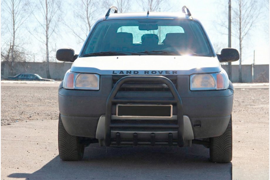 Land Rover Freelander I 1997-2006 рр. Кенгурятник QT007 Black (нерж.) Фото 4