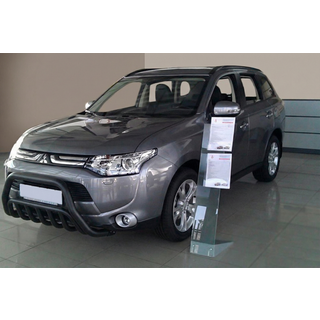 Кенгурятник WT002 Black (нерж.) фото 3