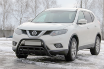 Nissan X-trail T32/Rogue 2014-2021 рр. Кенгурятник WT002 Black (нерж) фото 3