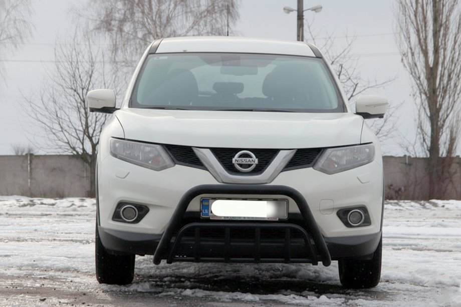 Nissan X-trail T32/Rogue 2014-2021 рр. Кенгурятник WT002 Black (нерж) Фото 1