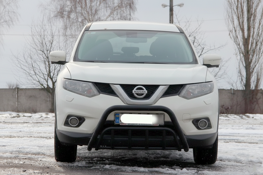 Nissan X-trail T32/Rogue 2014-2021 рр. Кенгурятник WT002 Black (нерж) Image