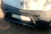 Renault Kangoo 2008-2020 рр. Кенгурятник WT002 Black (нерж.) фото 3
