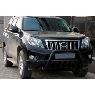 Кенгурятник WT002 Black (нерж) Toyota Land Cruiser Prado 150 2009-2023 рр. фото 4
