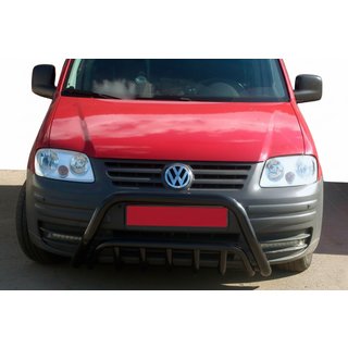 Кенгурятник WT002 Black (діаметр 60 мм, нерж)