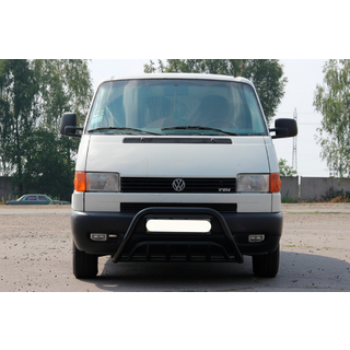 Кенгурятник WT002 60мм Black (нерж) Volkswagen T4 Transporter 1990-2003 рр. фото 3