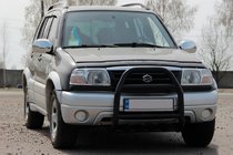 Suzuki Vitara 1998-2006 рр. Кенгурятник QT007 Black (нерж) фото 2