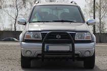 Suzuki Vitara 1998-2006 рр. Кенгурятник QT007 Black (нерж) фото 3