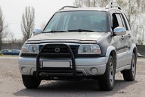 Suzuki Vitara 1998-2006 рр. Кенгурятник QT007 Black (нерж) фото 1