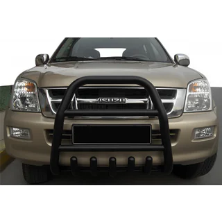 Передній захист QT007 Black (нерж.)