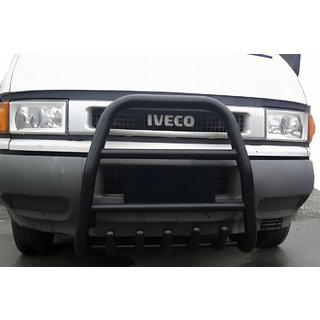 Кенгурятник QT007 Black Iveco Daily 1999-2006 рр.
