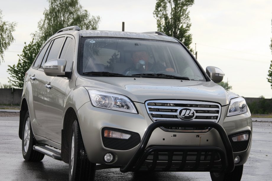 Lifan X60 2011- рр. Кенгурятник WT002 Black (нерж) Image