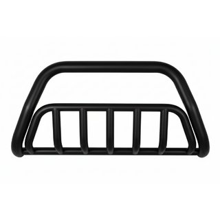 Передня дуга WT002 Black (2006-2013, нерж.) Kia Carnival 2002-2013 рр. фото 3