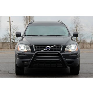 Передня дуга WT002 Black (нерж.) Volvo XC90 2002-2014 рр. фото 2