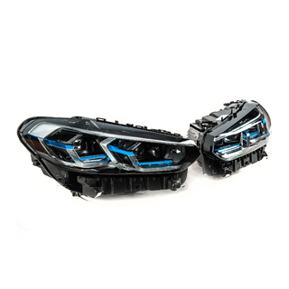 Передні фари рестайлінг (потрібна заміна бамперу) BMW X4 G02 2018- рр. фото 3