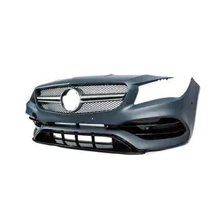 Передній бампер в зібраному вигляді (стиль CLA45 AMG) фото 2