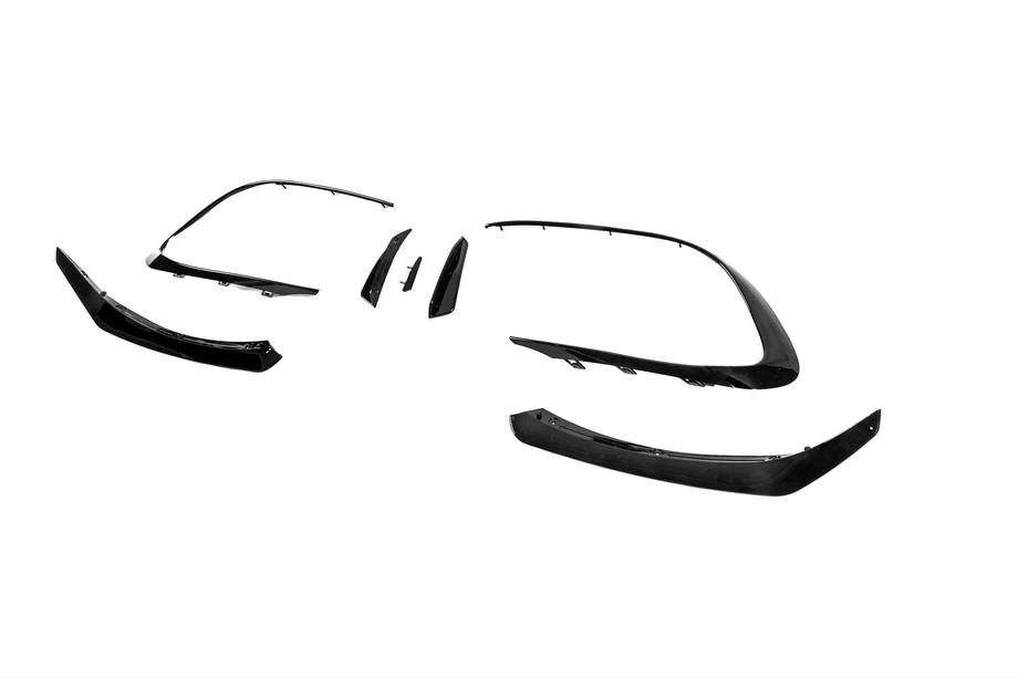 Mercedes CLA C117 2013-2019 рр. Передній бампер в зібраному вигляді (стиль CLA45 AMG) Фото 5