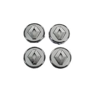 Ковпачки у диски сірі з кільцем 81568GR (57мм на 49мм, 4 шт)