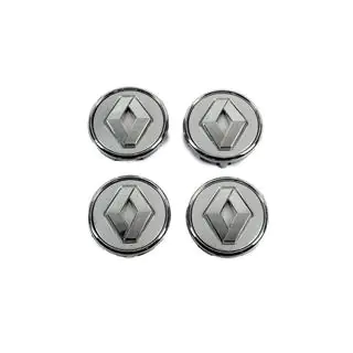 Ковпачки у диски сірі з кільцем 81568GR (57мм на 49мм, 4 шт) фото 1