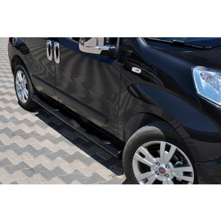 Бічні труби Ø70 Black (2 шт., Нерж.) фото 3