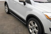 Ford Kuga 2008-2013 рр. Бічні труби Black (2 шт., Нерж.) фото 1