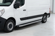 Opel Movano 2010-2021 рр. Бокові пороги Fullmond (2 шт., алюміній) фото 1