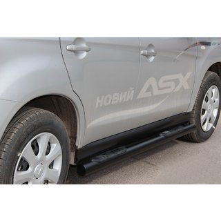 Бічні труби BB002 Black (2 шт., нерж.) фото 4