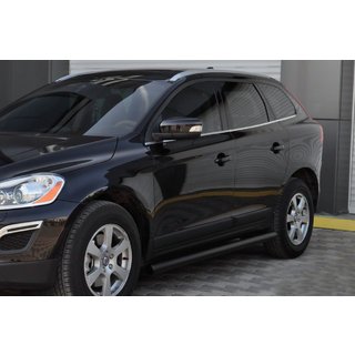 Бічні труби BB004 Black (2 шт, нерж) фото 1