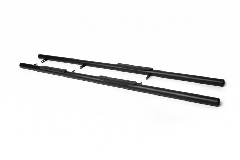Dodge Nitro 2006-2011 рр. Бічні труби Black (2 шт., нерж) Image