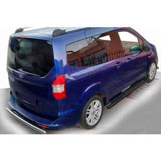 Бічні труби Black (2 шт., нерж) фото 1