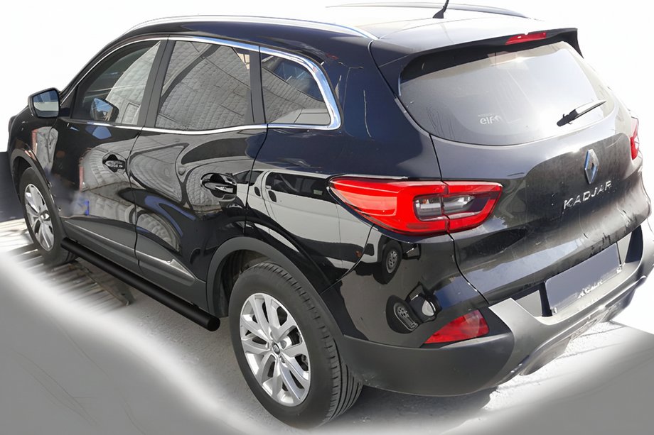 Renault Kadjar 2015-2022 рр. Бічні труби Black (2 шт) Image