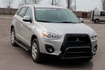 Mitsubishi Eclipse Cross 2017- рр. Бічні труби BB002 Black (2 шт., нерж.) фото 4