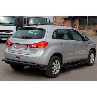Бічні труби BB002 Black (2 шт., нерж.) фото 3