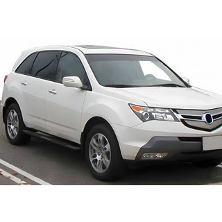 Бічні труби Black (2 шт, нерж) Acura MDX 2007-2013 рр. фото 3