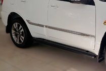 Chery Tiggo 3 2005- рр. Бічні труби Black (2 шт., нерж) фото 2