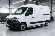 Renault Master 2011-2023 рр. Бокові пороги Sunrise (2 шт., Алюміній) фото 1