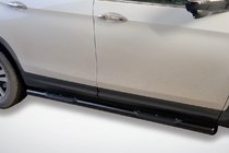 Honda Pilot 2015-2022 рр. Бічні труби Black (2 шт., нерж) фото 3