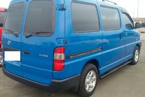 Toyota HiAce Бічні труби Black (2 шт., нерж) фото 2