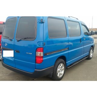 Бічні труби Black (2 шт., нерж) Toyota HiAce фото 2