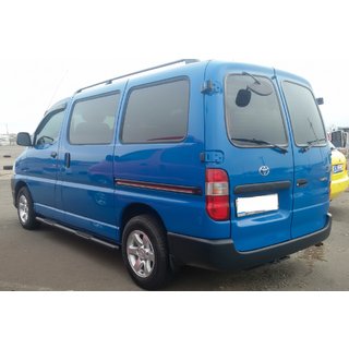 Бічні труби Black (2 шт., нерж) Toyota HiAce фото 1