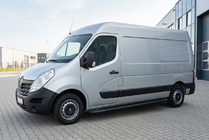 Renault Master 2011-2023 рр. Бокові пороги Bosphorus Black (2 шт., Алюміній) фото 1