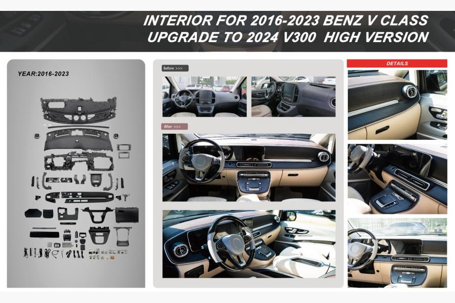 Mercedes Vito/V-class W447 2014- рр. Комплект апгрейда салону на V-Class 2025 Image
