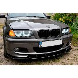 Передня Lip накладка DPT V-2 (для M-Sport 2003-2006, чорний глянець)