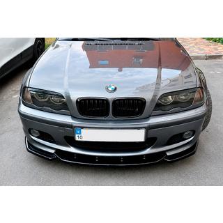 Передня Lip накладка DPT V-2 (для M-Sport 2003-2006, чорний глянець) фото 3
