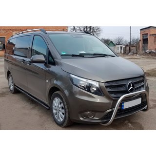 Бічні труби Black (2 шт., Нерж.) фото 1