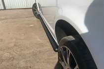 Volkswagen T5 Multivan 2003-2010 рр. Бічні труби Black (2 шт., нерж) фото 13