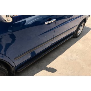 Бічні труби Black (2 шт., нерж.) Mercedes Vito W638 1996-2003 рр. фото 4