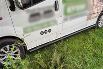 Fiat Talento 2016- рр. Бічні труби BB002 Black (2 шт., нерж.) фото 7