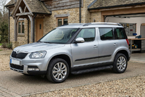 Skoda Yeti 2009-2017 рр. Бокові пороги RedLine Black (2 шт., Алюміній) фото 1